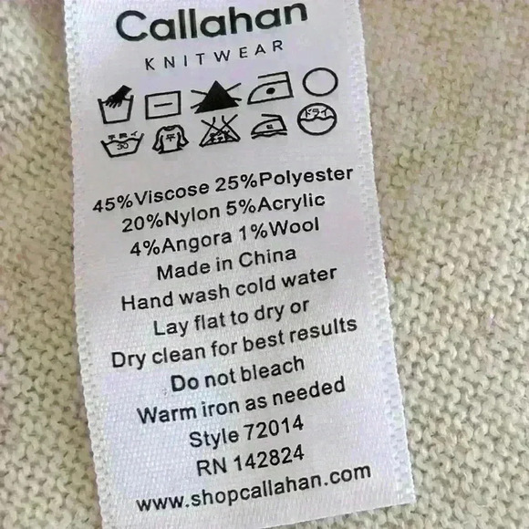 Callahan Vivi‎ Wrap Top Size L cream - Picture 6 of 7